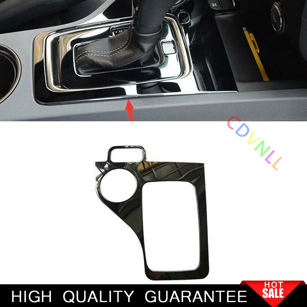 For Ford Ranger 2015-2021 Black Steel Central Console Gear Shift Panel Trim 1PCS