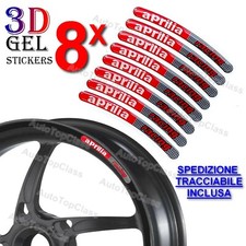 8 Adesivi Stickers GEL APRILIA…