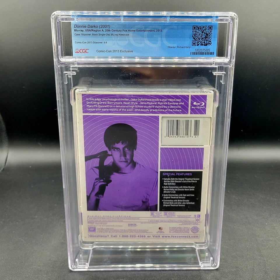 Comic Con 2013 CGC 9.8 A++ (9.8 Cover) Donnie Darko Blu-ray Bluray Sealed DVD - Image 2 of 2