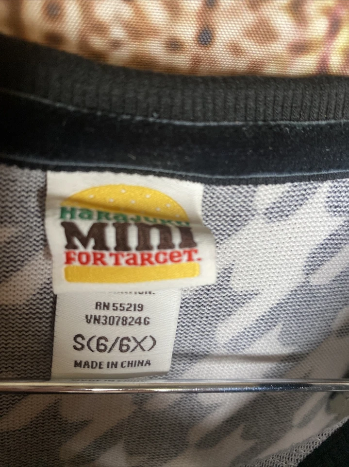 Harajuku мини для целевой девочки кардиган размер маленький 6/6 X черный и белый новый с Ярлыками - Изображение 3 из 4