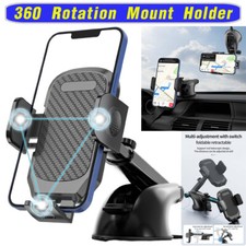 Universal Car Mount Holder Stand Windshield Dashboard For iPhone 15 Pro Max Plus