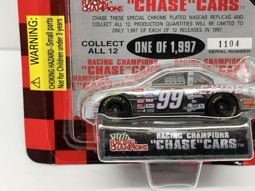 Jeff Burton #99 NASCAR Exide “Chase Car” 1:64 Scale DieCast 1 Of 1997 Rare New - Picture 12 of 17