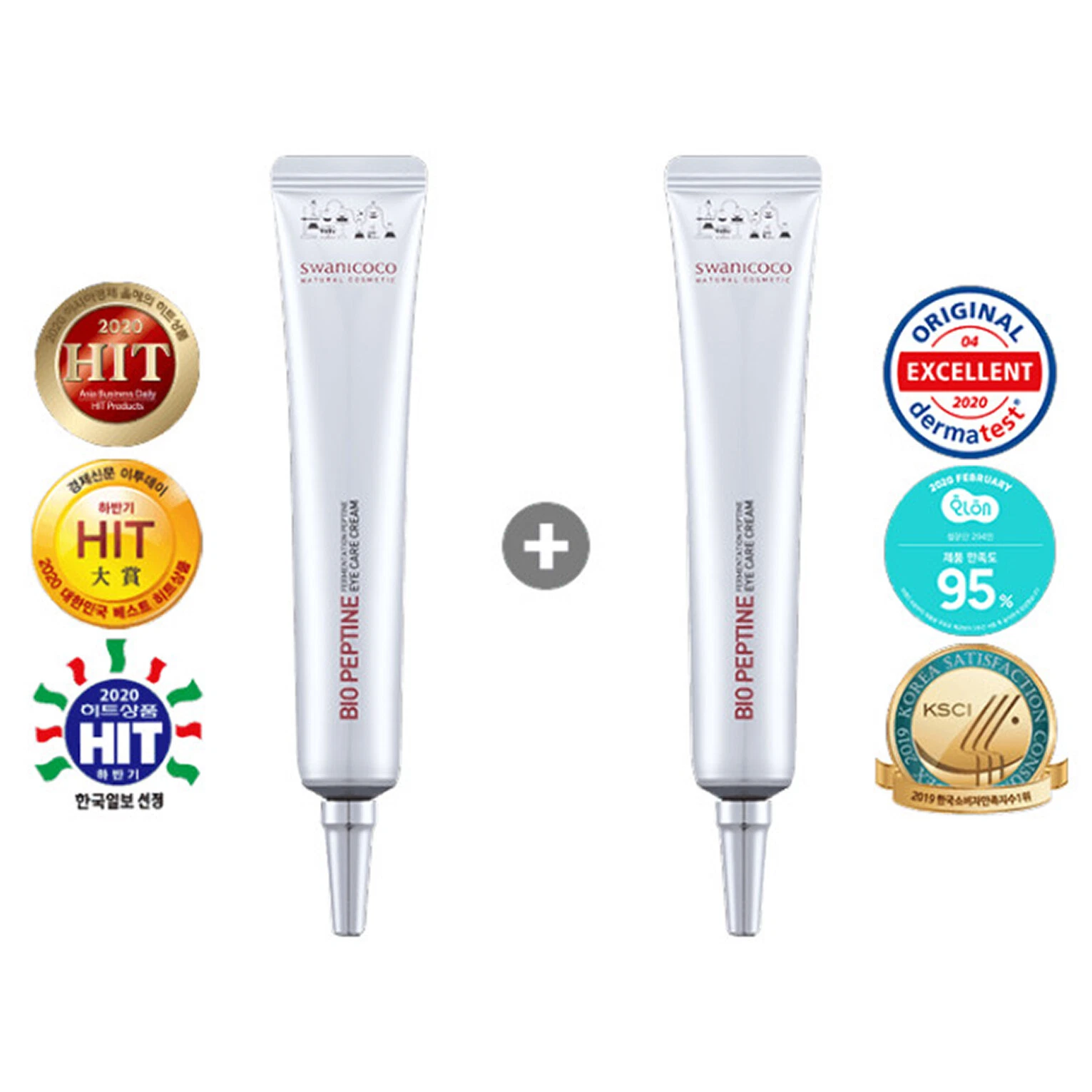 SWANICOCO Bio Fermentation Peptine Eye Care Cream 20ml + 20ml K-Beauty
Opens in a new window or tab