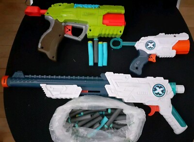 ZURU X Shot Bundle MK 3 Dart Blaster Rapid Fire Shot Gun Magazin Clip 30 Darts
