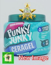 1 x 270g PUNKY JUNKY CERA GEL FX BRILLANTE NATURAL SUPER MAXIMUM HOLD GEL WAX