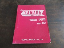 Yamaha DS7 Sports 1970 OEM Parts List Catalog Parts Catalog Parts List