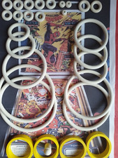 FLIPPER -GOTTLIEB-THE AMAZING SPIDERMAN- KIT ELASTIQUES.DOIGT  FLIPPER  JAUNE