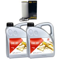MotoröL Set MotoröL Febi SAE 5W-40 8 Liter + ÖLfilter FüR BMW X3 E83 3Er 325 330