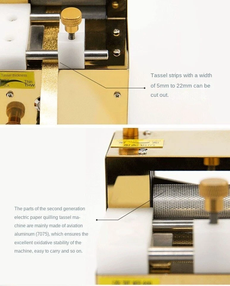 220V Electric Paper Art Tassel Machine Handmade Tool DIY Paper Quilling Machine - image 4 of 4