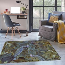 3D Leaf Peacock ZHUA53 Game Non Slip Rug Mat Photo Carpet Andrea haase Zoe