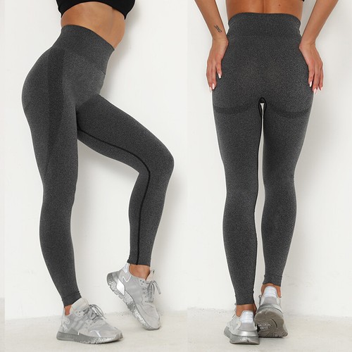 Pantaloni Yoga Donna Vita Alta Leggings Anticellulite Allenamento Compressione Push-Up - Foto 27 di 46