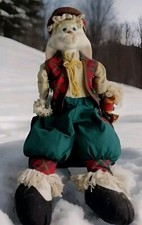 House Of Cb Lloyd Grandpa Porcelain Christmas Rabbit