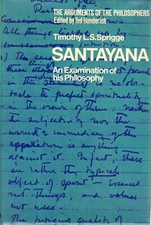 Santayana - Timothy L.S. Sprigge (Routledge e Kegan Paul) [1974]