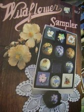 Wildflower Sampler Painting Book- Norman-Girls/Vases/Redstart Bird In Apple Tree