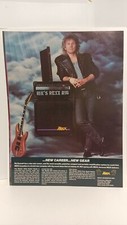 REXX GUITAR AMPLIFIERS - RIK EMMETT   1989  11x8  PRINT AD  n1