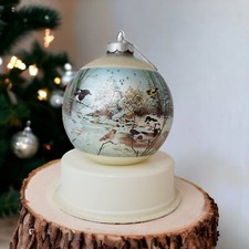 1974 Corning Glass works Klipsringer Birds Christmas Vintage Ornament