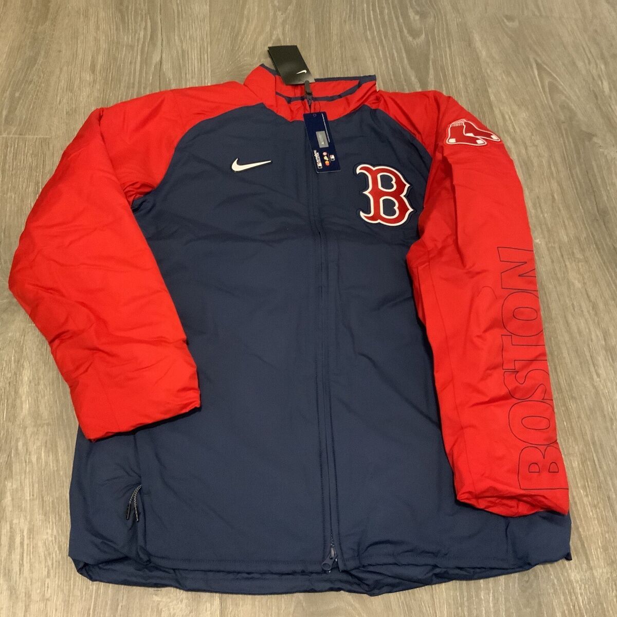 Nike Boston Red Sox Dugout Jacket Full-Zip Men's Size: Large Nike Boston Red Sox Dugout Jacket Full-Zip Men's Size: Large