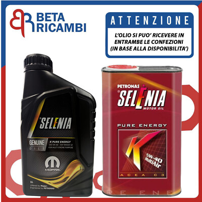 KIT TAGLIANDO FILTRI 4 LITRI OLIO SELENIA FIAT 500L 1.6 Multijet Diesel - Foto 10