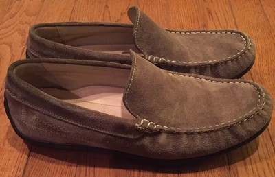 ecco suede loafers