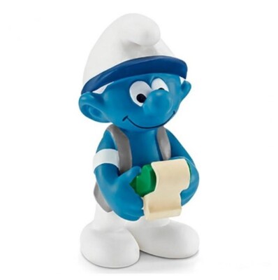 Figurine Schtroumpf Shell - Promo 20162 - Rare - Très Bon état - Schleich