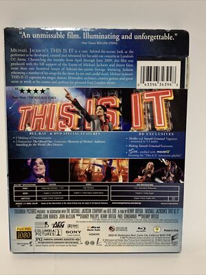 Michael Jackson's This Is It Discover The Man You Never Knew (Blu