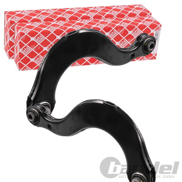2X febi bilstein Querlenker Hinten Oben Beidseitig Passend FÜR Audi A1 A3 Q2 Q3-image