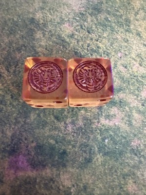 BattleTech Clan Fire Mandrill Dice Pair   OOP Faction Dice   New