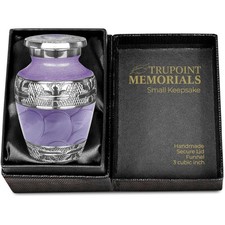 Aluminum Memorial Urn for Adult Ashes - Exquisite Design Finish