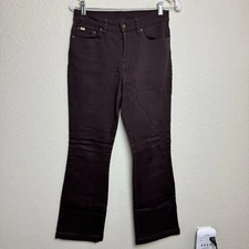 DG2 by Diane Gilman Women's Jeans Size 2 Brown Stretch Pockets