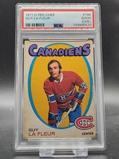 1971-72 O-PEE-CHEE OPC Guy Lafleur Rookie PSA 2