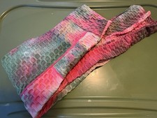 women s NEW NWT COLORFUL STRETCH LEGGINGS size SMALL/MEDIUM FLAT SEAMS