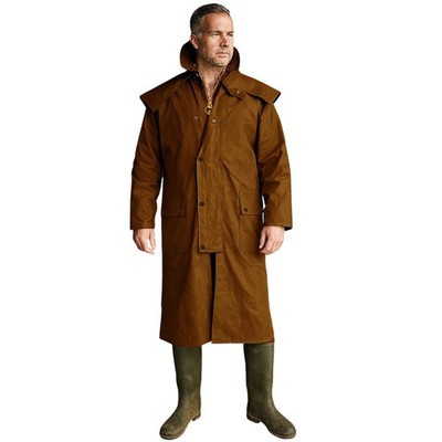 Mens Game Stockman Long Cape Horse Riding Wax Coat / Jacket | eBay