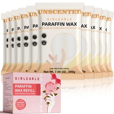 Paraffin Wax Refills 10-Pack Unscented for Paraffin Bath Machine Dry Skin Relief