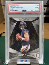 2024 Panini Black - Rookies Caleb Williams #118 Ruby /10 (RC)