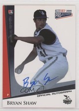 2009 TRISTAR PROjections Auto Bryan Shaw #201 Auto 0x5