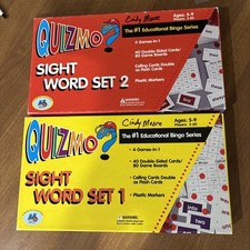 New quiz sight word Set 4 Games In One Educational Flash Cards Set 1 And 2
