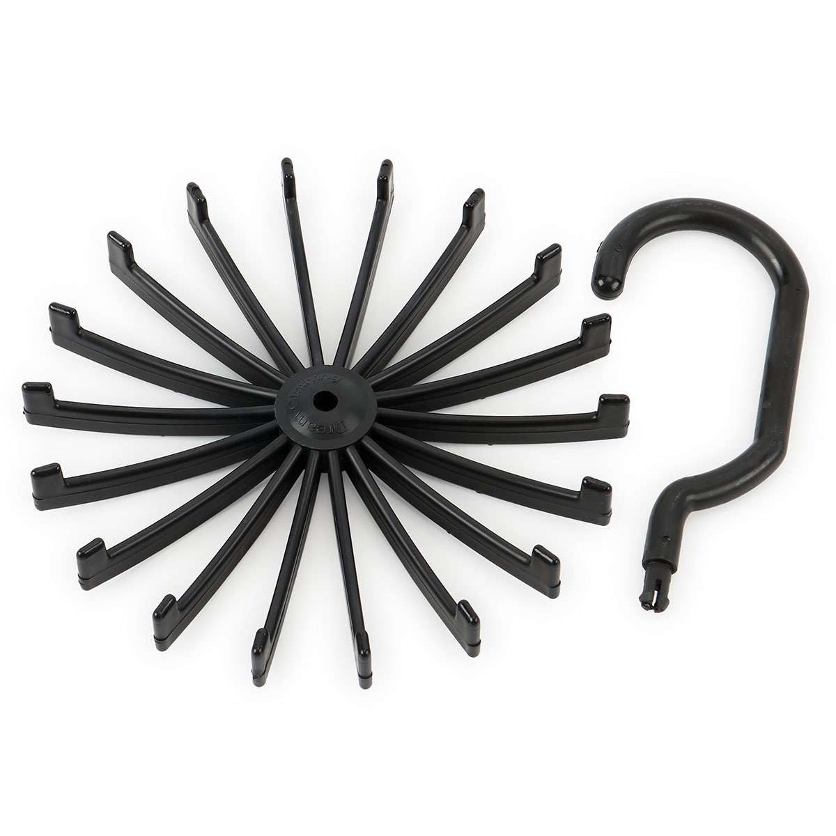 360° Rotatable Neck Tie Rack Hanger Organizer Scarf Belt Hook Storage Holder