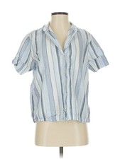 Haven Well Within Women Blue Short Sleeve Blouse S