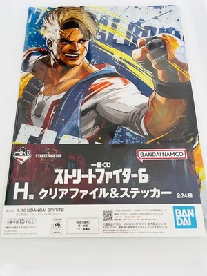 Ichiban Kuji Street Fighter 6 Prize H Clear File & Sticker Luke