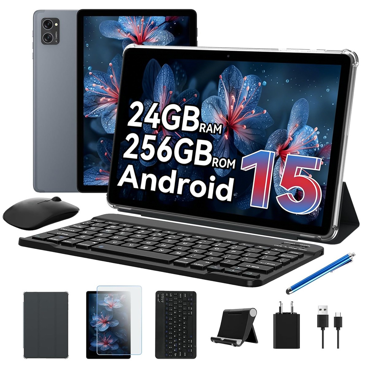 TABWEEタブレットT20本体とアクセサリーセット TABWEE T20 Android 15 10.1