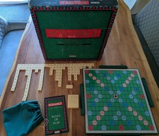 Scrabble Deluxe 1988 Spears Plattenspieler Bo...