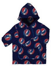 New Grateful Dead Skull L Pullover Pocket Steal Your Face Hoodie Sweatshirt NWT