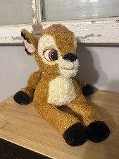 DISNEY PLUSH BAMBI STUFFED ANIMAL AUTHENTIC DISNEY STORE EXCLUSIVE ORIGINAL