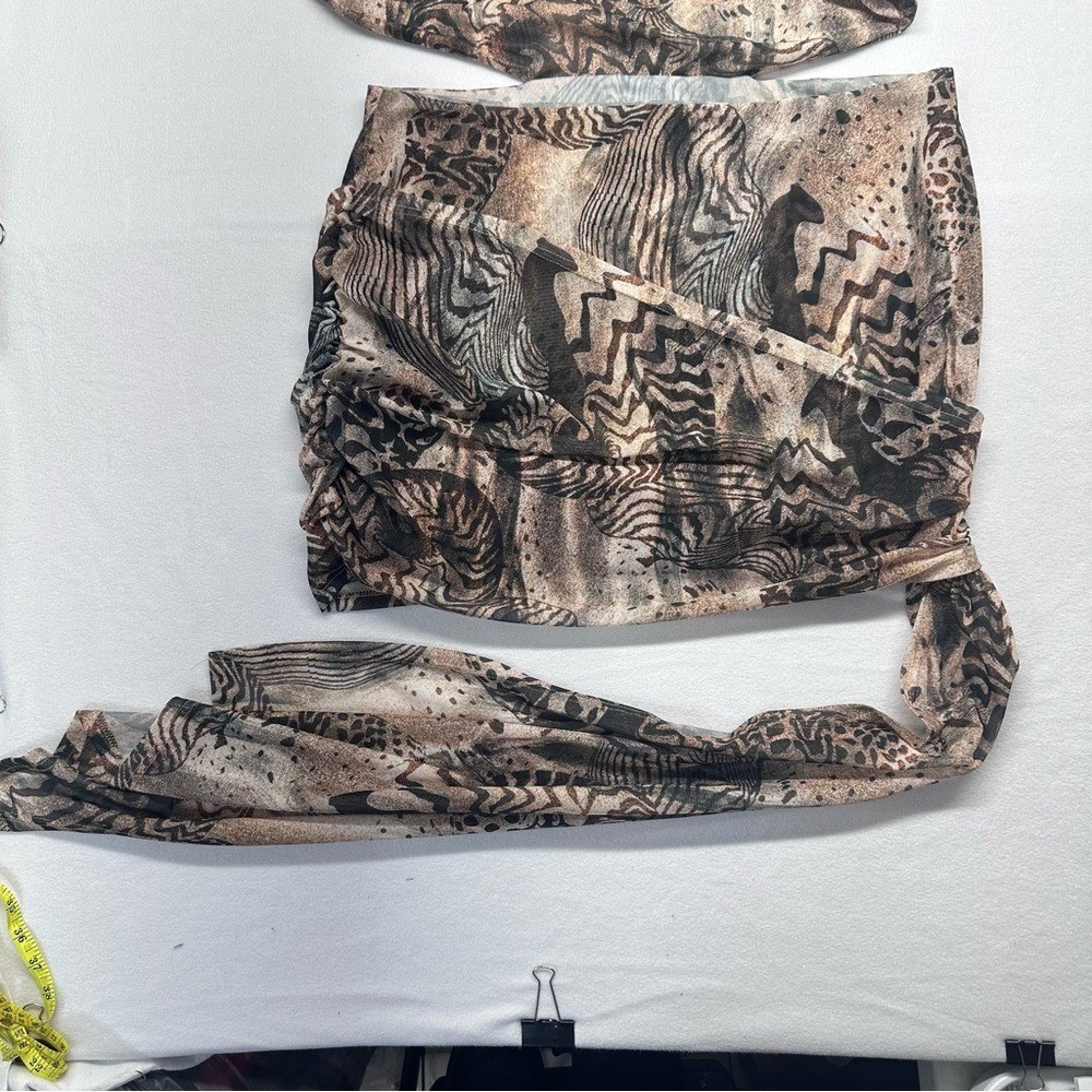 Abstract Patterned Dress - image 5