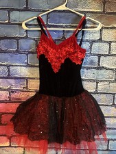 Art, Stone, Competitor Black And Red Tutu Dress Dance Size Llc