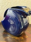 Fiesta Ware Large Disk Water Pitcher 7.25” Tall  Cobalt Blue EUC