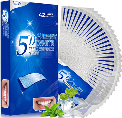 5D Teeth Whitening Strips Tooth Rapid Bleaching White Strips Teeth White