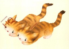 Picture Postcard:;Cats, Yoko Imoto, Two Kitens