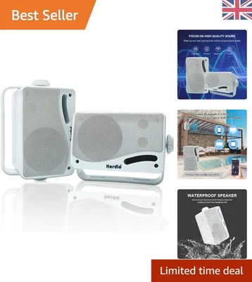 Améliorez votre audio : haut-parleurs étanches Bluetooth 200W 3,5" pour intérieur et extérieur - Photo 1/4