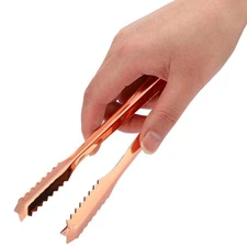 Fdit Stainless Steel Food Tong with Serrated Tip Small Serving Utensils Kitch...